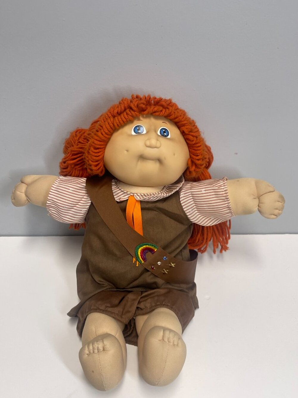 1985 Cabbage Patch Kids Head Mold #2 Red Hair Doll